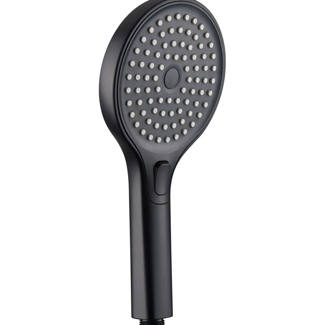 Handbrause Oria schwarz matt 3S Softstrahltechnik Anti-Kalk Dm.13cm ^ Valblue Sale