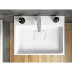 Keramik-Waschtisch Austin 60 x 46 x 16 cm ^ Valblue