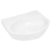 Waschtisch Casio, Breite 60cm, 1 Hahnloch, Weiss ^ Valblue Hot