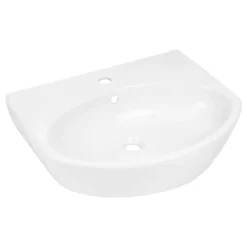Waschtisch Casio, Breite 60cm, 1 Hahnloch, Weiss ^ Valblue Hot