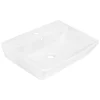 Waschtisch Roman, Breite 60cm, 1 Hahnloch, mit antibakterielle Beschichtung ^ Valblue Best