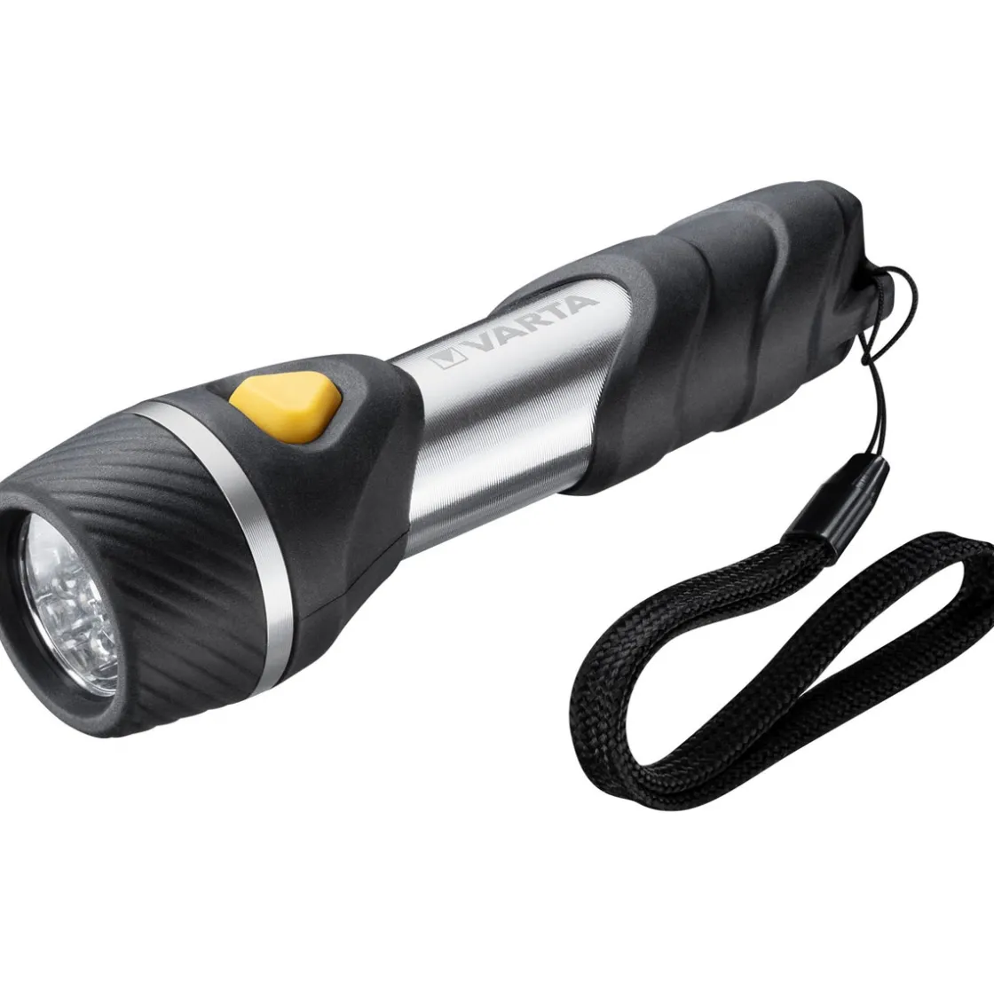 LED-Taschenlampe Day Light Multi LED F10 mit Batterien schwarz ^ Varta Outlet