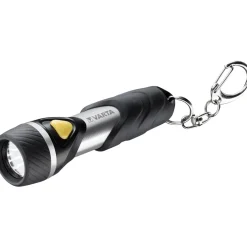 LED-Taschenlampe Day Light Key Chain Light mit Batterien schwarz ^ Varta Sale