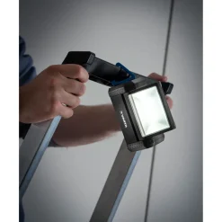 LED-Taschenlampe Work Flex Area Light mit Batterien schwarz ^ Varta New