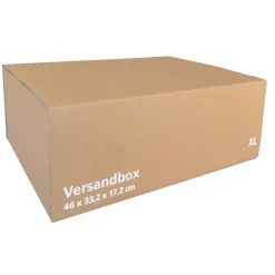 Versandbox XL 460 x 332 x 172 mm weiß ^ Sale