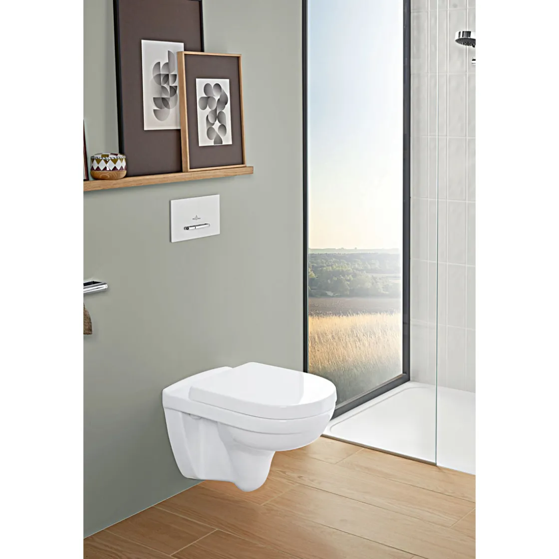 Spülrandloses Wand-WC-Set O.Novo Direct Flush ^ Villeroy & Boch