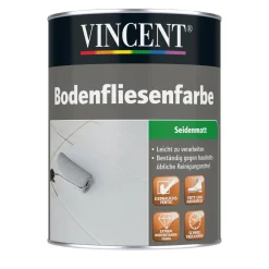 Bodenfliesenfarbe Steingrau matt 2,5 L ^ Vincent Discount