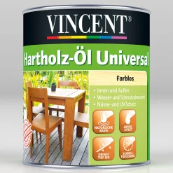 Hartholz-Öl Universal Farblos 0,75 L ^ Vincent Online