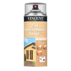 2in1 Holzschutzlack Spray teak 500 ml ^ Vincent Online