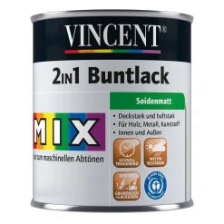 Lack 2in1 Buntlack Mix it seidenmatt l ^ Vincent Hot