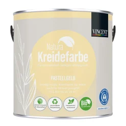 Natura Kreidefarbe Pastellgelb matt 2,5 L ^ Vincent New