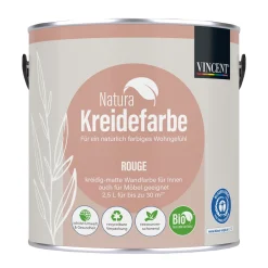 Natura Kreidefarbe Rouge matt 2,5 L ^ Vincent