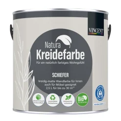Natura Kreidefarbe Schiefer matt 2,5 L ^ Vincent Online