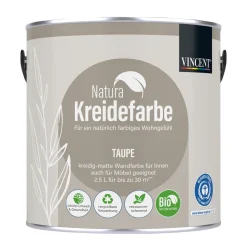 Natura Kreidefarbe Taupe matt 2,5 L ^ Vincent Hot