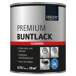 Premium Buntlack Antikrosa glänzend 750 ml ^ Vincent Outlet