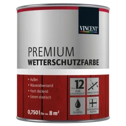 Premium Wetterschutzfarbe Anthrazit L ^ Vincent Outlet