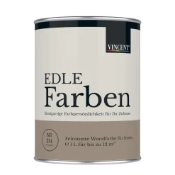 Wandfarbe EDLE Farben Strandgut matt 1,0 L ^ Vincent Online