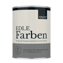 Wandfarbe EDLE Farben Mitternachtstraum matt 1,0 L ^ Vincent Outlet