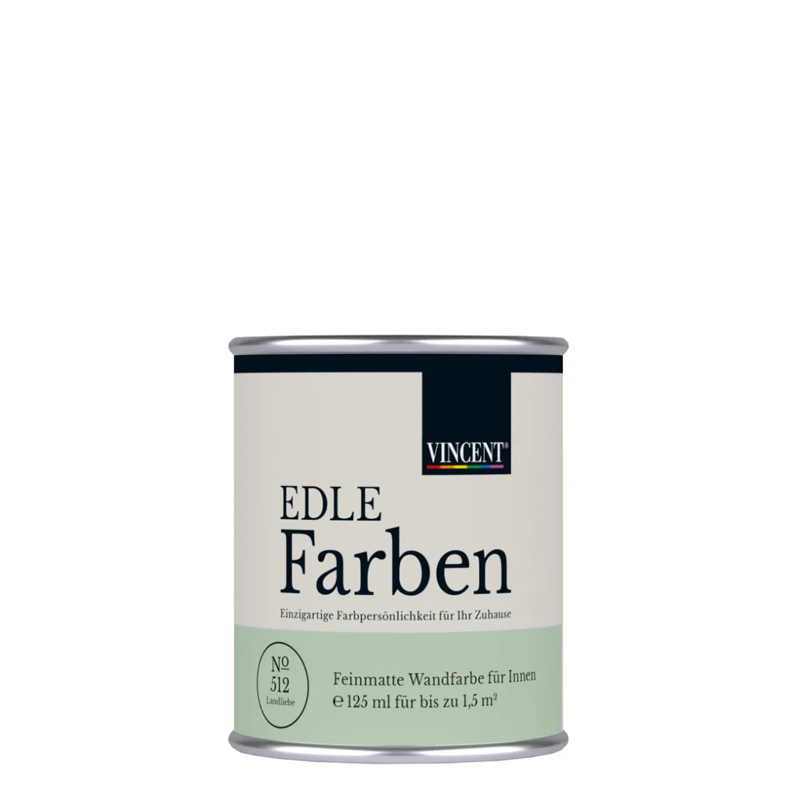 Wandfarbe EDLE Farben Landliebe matt 0,125 L ^ Vincent