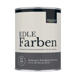 Wandfarbe EDLE Farben Tiefsee matt 1,0 L ^ Vincent New