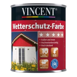 Wetterschutzfarbe Schokobraun L ^ Vincent New
