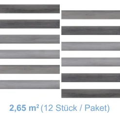 Vinyl SPC Eiche Grauwald 1220 x 181 x 4,5mm ^ Online