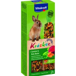 Vita Kraecker Gemuese+Rote Beete 2St.Zwergkaninchen ^ Vitakraft Hot