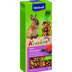 Vita Kraecker Wald+Holunderbeere 2St.Zwergkaninchen ^ Vitakraft Best