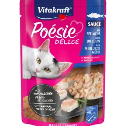 Poesie Delice Sauce Pouch Seelachs 85 g ^ Vitakraft