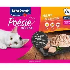 Poesie DeliSauce Multipack Fleisch 6 x 85g ^ Vitakraft Clearance