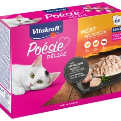 Poesie DeliSauce Multipack Fleisch 6 x 85g ^ Vitakraft Clearance