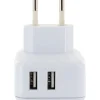 230 V Ladeadapter 2xUSB 2,4 A weiss ^ Schwaiger Hot