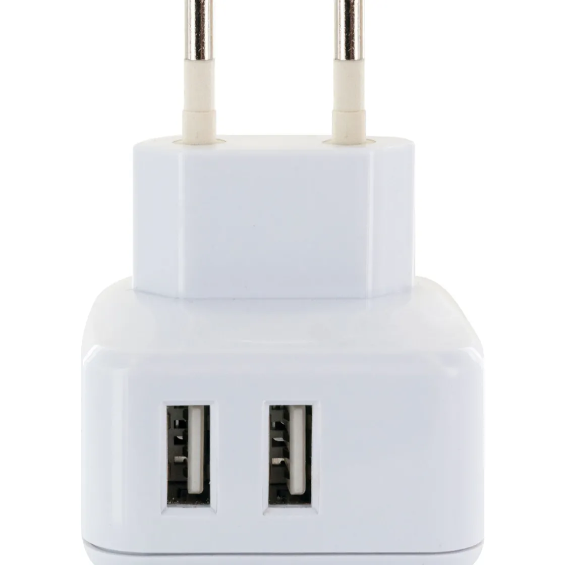 230 V Ladeadapter 2xUSB 2,4 A weiss ^ Schwaiger Hot