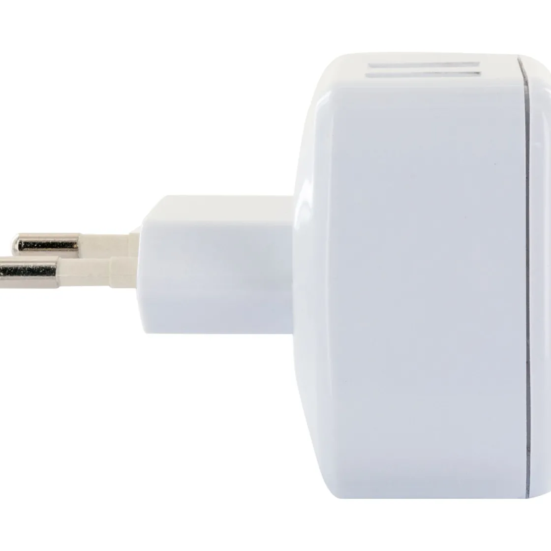230 V Ladeadapter 2xUSB 2,4 A weiss ^ Schwaiger Hot