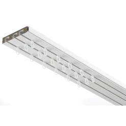 Vorhangschiene GE 3 150cm weiß ^ Gardinia Discount
