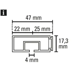 Vorhangschiene GE 1 180cm weiß ^ Gardinia Clearance