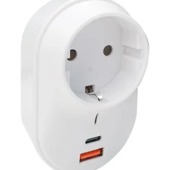 230V Steckdosenadapter USB Typ A+C ^ Schwaiger Best