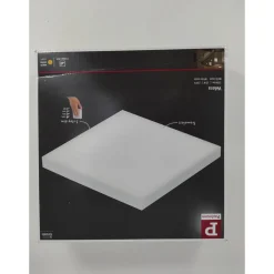 WallCeiling Velora LED Panel dim225x225 mm 12W weiss matt 230V Metall ^ Paulmann Clearance
