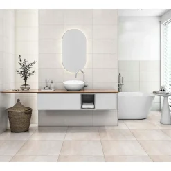 Wandfliese Ella beige Strutur matt 30x60x0,7 cm ^ Clearance