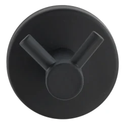 Wandhaken Duo, Bosio Black, E/S, matt ^ Wenko Hot