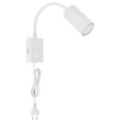 Wandleuchte Robby, exkl. 1x GU10 25WMetall weiss mattBxH: 70x440mm ^ Hot