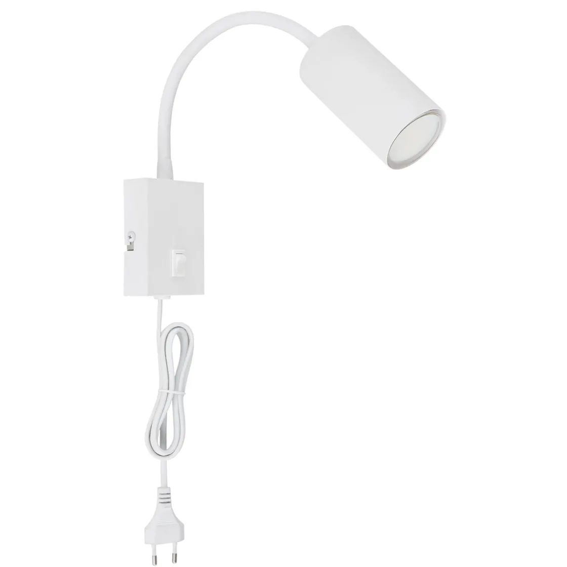 Wandleuchte Robby, exkl. 1x GU10 25WMetall weiss mattBxH: 70x440mm ^ Hot