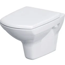 Wand-WC Rimini spülrandlos weiß ^ Discount