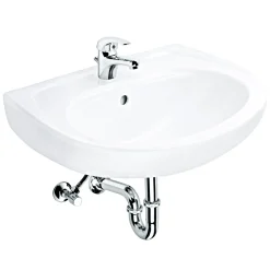 Waschtisch Combi-Set weiß inkl Einhebelmischer ^