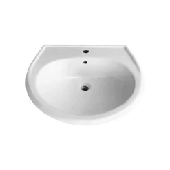 Waschtisch mit Hahnloch Keramik BxTxHca. 60x52x25cm ^ Online