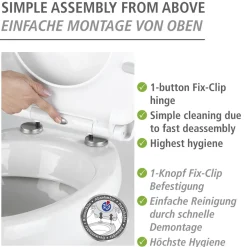 WC-Sitz Softness, Re lief Oberflaeche ^ Wenko Outlet