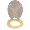 WC-Sitz Stag, MDF/Bambus ^ Wenko Best