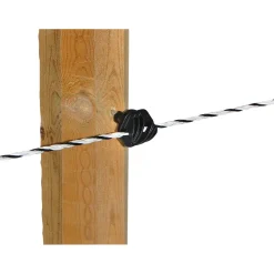 Weidezaunseil TopLine 200 m Durchmesser 6 mm schwarz-weiß ^ Sale