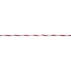 Weidezaunseil TopLine Plus 400 m Durchmesser 6 mm rot-weiß ^ Clearance