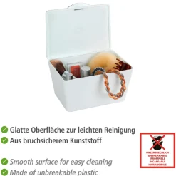 Aufbewahrungsbox Brasil Weiß ^ Wenko Discount